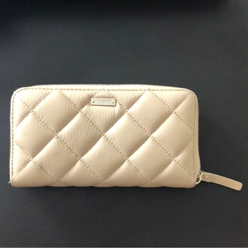 Quilted Kate Spade Zip Wallet